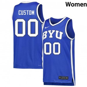 Official #00 Custom Black Cougars Women NCAA Basketball Pro-Grade Embroidered Jersey 18500957